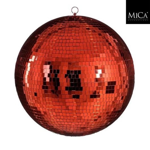 SFERA EFFETTO SPECCHIO ROSSO D.50